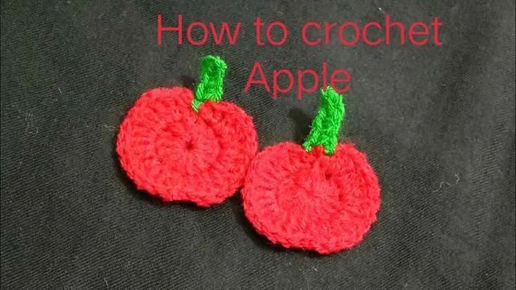 How to crochet  apple.