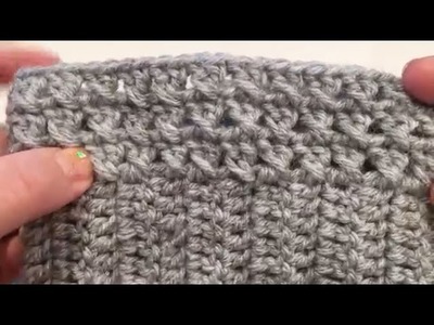 How to crochet boot cuffs with crossed double crochet stitch