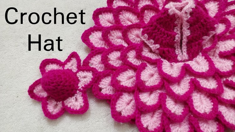 How to Crochet Cap for for Laddu Gopal. Kanhaji for Dress no. #47 (all sizes)