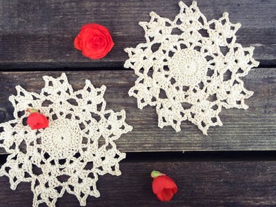 How To Crochet Festive Little Doily Easy Pattern