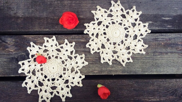 How To Crochet Festive Little Doily Easy Pattern