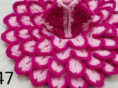 How to Crochet Flower Dress for Laddu Gopal. Kanhaji #47 (all sizes)