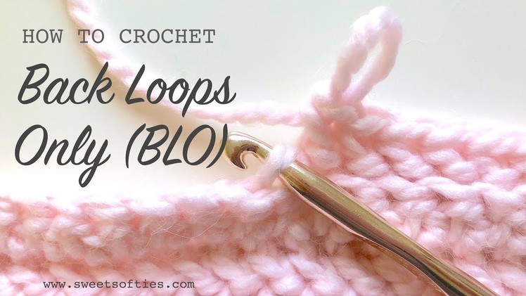 How to Crochet: in the Back Loops Only (BLO) || Step-by-Step Crochet Tutorial + FREE COWL PATTERN!