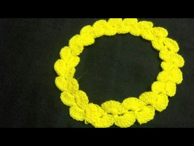 How to crochet lace.very easy crosia lace.