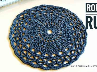 How to crochet Round Rug