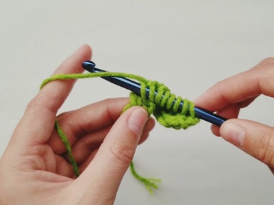 How to crochet the Tunisian Simple Stitch