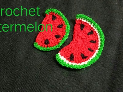 How to crochet watermelon