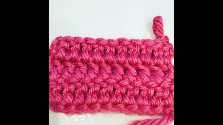 How to double crochet stitch Lesson #5