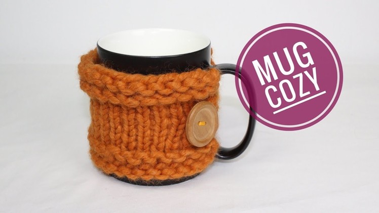 How to Loom Knit an Easy Mug Cozy (DIY Tutorial)