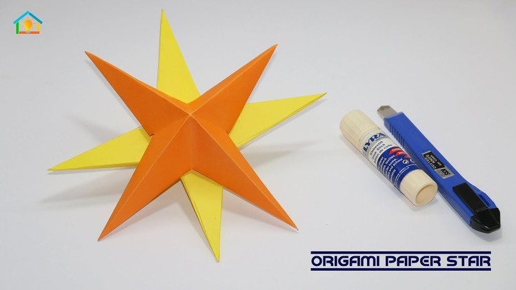 How To Make a 3D Paper Star | Easy Origami Star | DIY Paper Crafts
