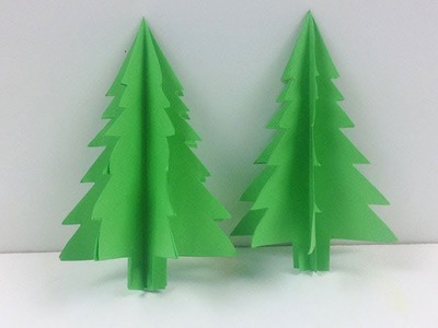 How to Make a 3D Paper Xmas Tree ???? DIY Tutorial | 3D Paper Christmas Tree ???? Easy Paper Tree