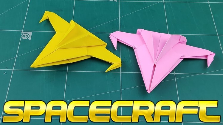 How To Make a Easy Paper Spaceship Model | Origami Spacecraft | DIY World Famous Spaceship Tutorial