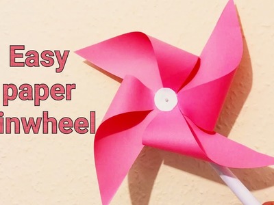 How to make a pinwheel or windmill? DIY kids easy tutorial