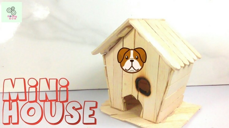 How to Make A Popsicle Stick House | DIY Mini House with Popsicle Stick | Art and Craft Ideas