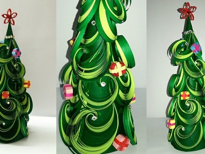 How to make Christmas tree. Beautiful paper Christmas tree