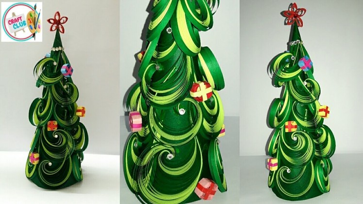 How to make Christmas tree. Beautiful paper Christmas tree