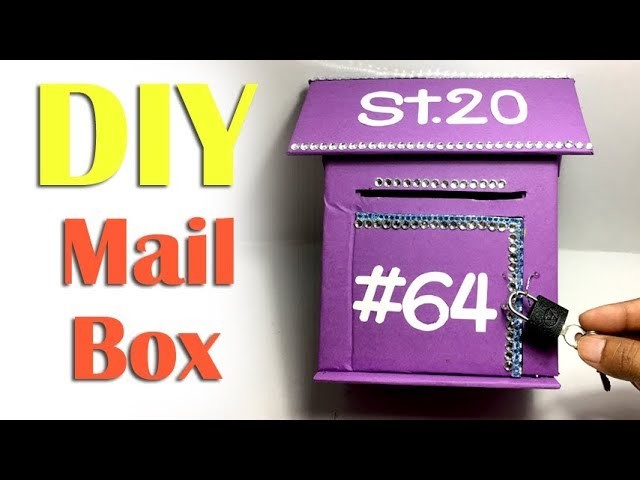 How to Make Creative Paper Mailbox For Your Home - DIY Paper Crafts