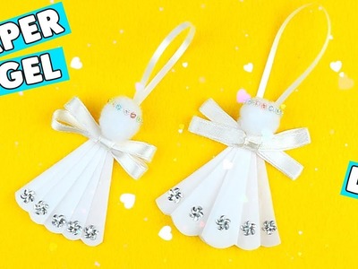 How to Make Paper Angel For Christmas Decorations | DIY Christmas Angels