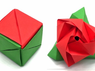 Magic Rose Cube - DIY Origami Tutorial by Nature Folds - 92