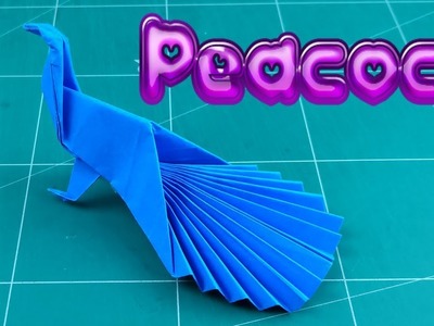Origami Easy 3D Peacock | How to Make Paper Peacock Tutorial | DIY Cute Animals Gift Craft Handmade
