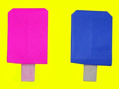 Origami Ice Cream - DIY Cool Paper Stick Ice Cream - Very Easy Tutorial