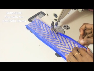 Paithani Blouse Cutting and Stitching(DIY)