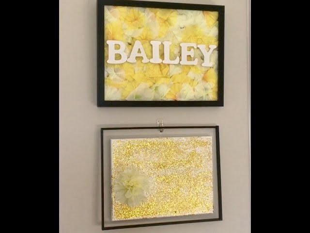 Personalized Flower Wall Decor|Kids Bedroom Decor|DIY