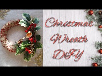 Poundland Christmas Wreath DIY