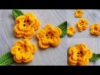 Simple and Easy Crochet Flower Making Tutorial in Tamil - DIY- Handmade  Flower-Neidhal Crochet