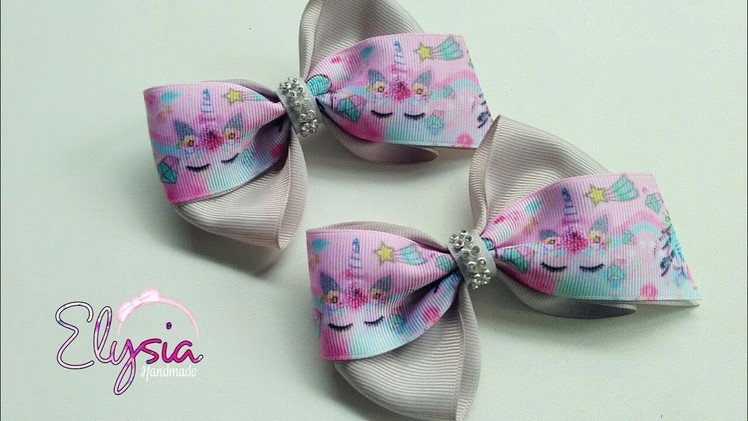 Simple and Easy Ribbon Bow Tutorial Part 2 ???? DIY by Elysia Handmade