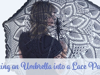 Turning an Umbrella Into a Crochet Parasol