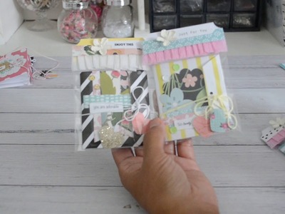 6x6 Paper | Make Two Cute Mini Note Booklets |