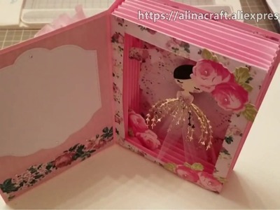 AlinaCraft DT Project Share -- Ballerina in birthday box #alinacutle #aliexpress