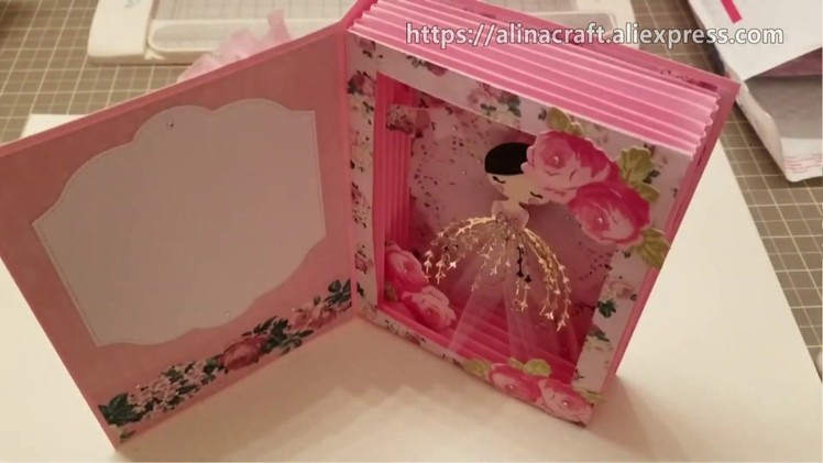 AlinaCraft DT Project Share -- Ballerina in birthday box #alinacutle #aliexpress