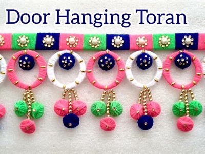 Best out of waste bangles and woolen craft | How To Make door hanging toran | home decoret idea