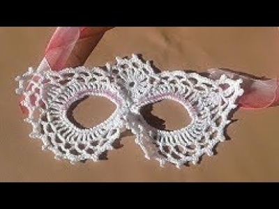 Crochet carnaval tutorial mascara