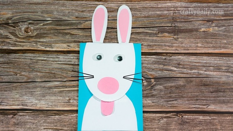 CUTE PAPER BUNNY CARD | Easy Craft for Kids | Activities for Kids
