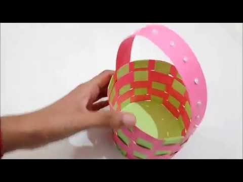 DIY Paper Basket | How to make a Paper Basket | Paper Craft Idea for kids.