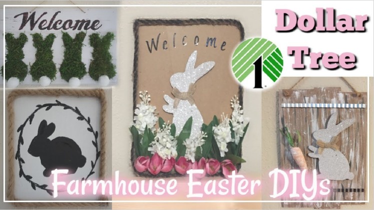 Dollar Tree DIY Easter Farmhouse Decor | Farmhouse Spring & Easter DIYs | Momma From Scratch