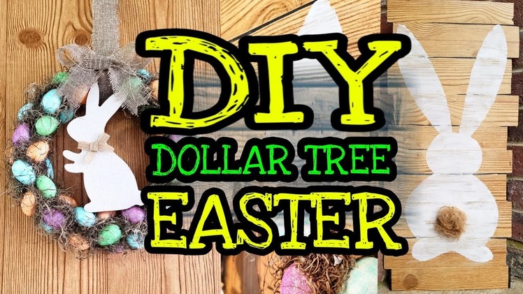 Dollar Tree DIY Farmhouse Easter Spring Decor