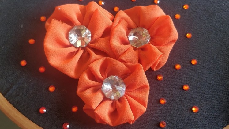 Easy & Fancy Fabric Flowers (Hand Embroidery Work)