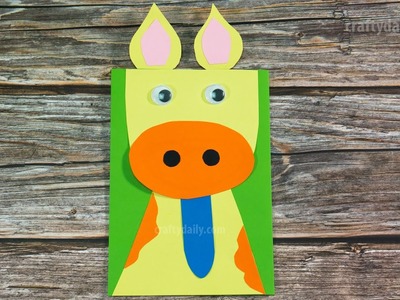 Easy PAPER COW CRAFT | Farm Animal Craft Ideas | Craft for Kids