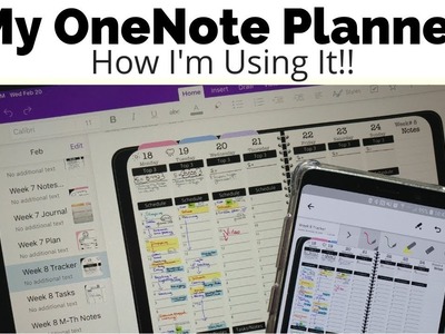 How I'm using my OneNote Planner || #theawesomeplanner