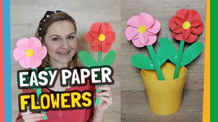 Paper Flower Craft Great for Mother's Day or International Woman's Day