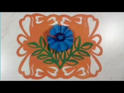 Paper Flower Stick  DIY  Paper Craft