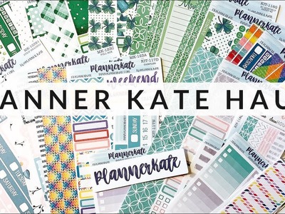 PLANNER KATE HAUL! - MARCH KITS!