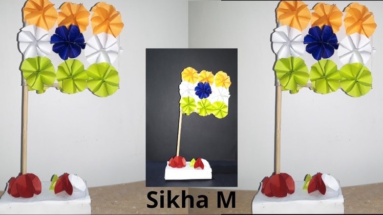 #RepublicDayCraftIdeas #PaperCraft | Indian Flag | Republic Day Craft | Sikha M
