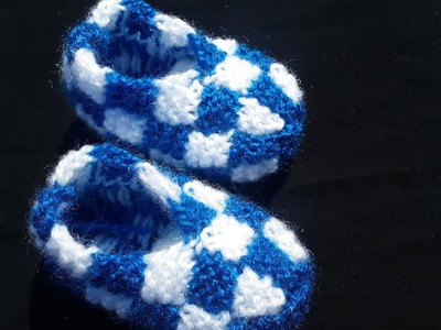 Baby Booties Knitting Tutorial ( 0 - 3 Months )