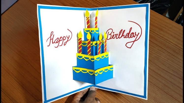 Beautiful Birthday Greeting Card Idea | DIY Birthday pop-up card |DIY GREETING cards for birthday
