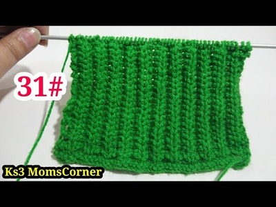 Beginner level Sweater Design in Hindi | Easy Knitting pattern -31#